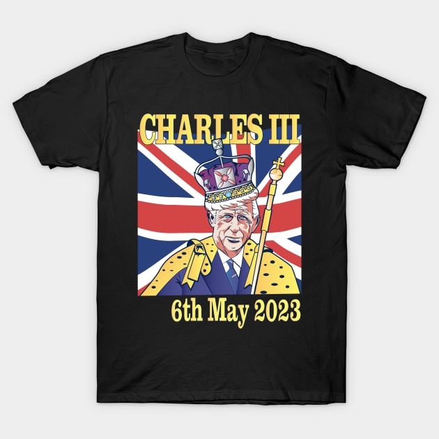 Coronation of Charles III T-Shirt by Sofiia Golovina